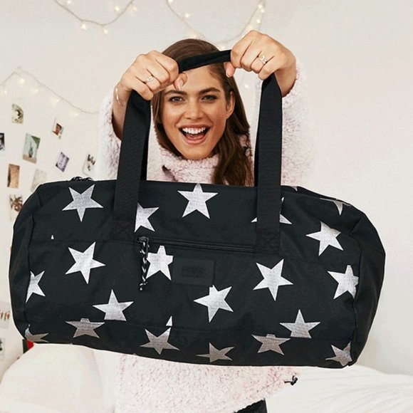 PINK Victoria's Secret Handbags - NEW Victoria’s Secret PINK Star Duffle Bag NWT